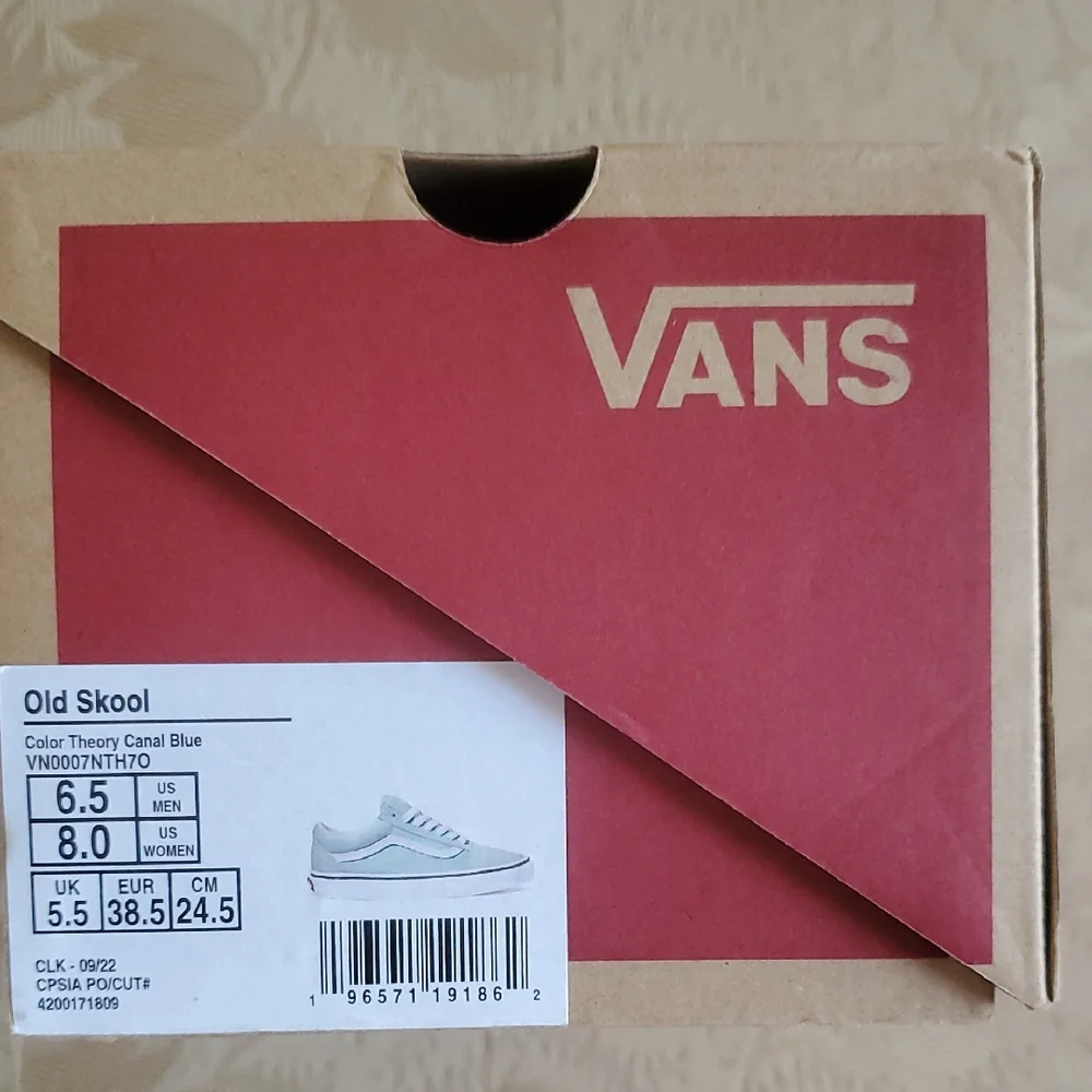 Vans Old School VR3 Shoe/Theory Canal Blue - Picture 13 of 15